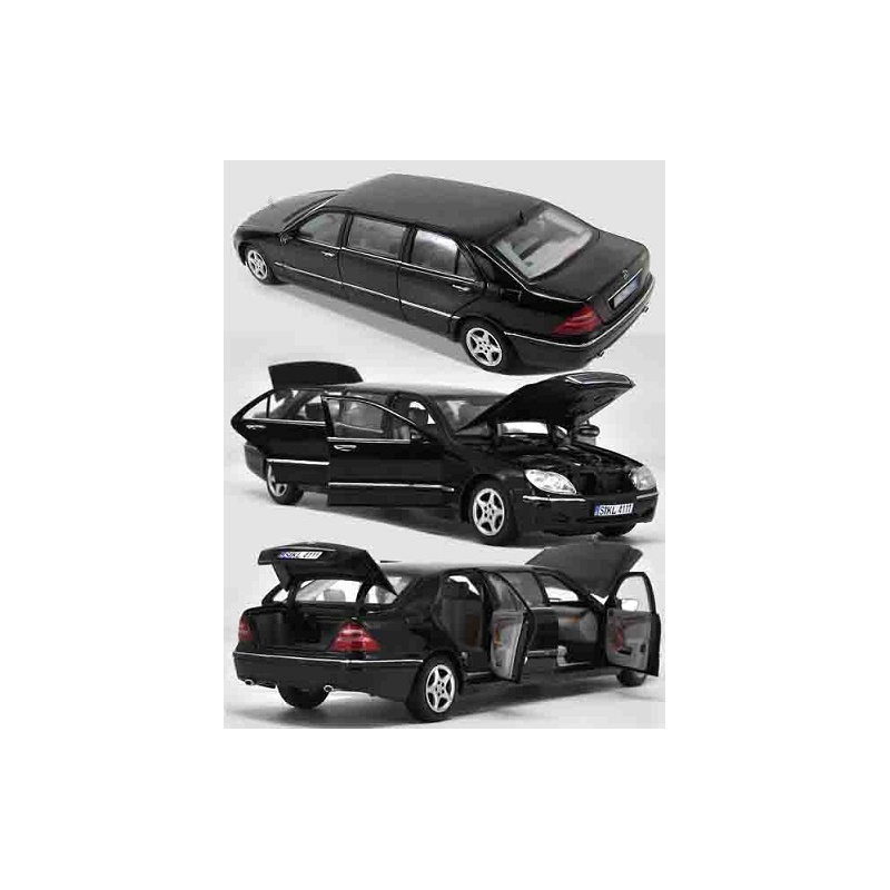 Mercedes Benz S-Klasse Pullman Black 1-18 SUN STAR