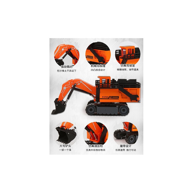 Shovel Excavators 360 Degree Turning  1-87 KDW