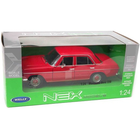 Mercedes Benz 220 1973 Red - 1-24 by Welly