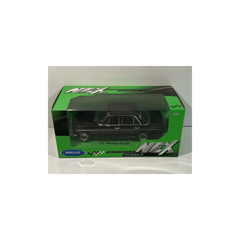 Mercedes Benz 220 1973 Black - 1-24 by Welly 24091