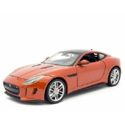 JAGUAR F-TYPE 2015  BRONZE 1-24 DIECAST MODEL CAR BY WELLY