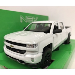 Chevy Silverado  2017, White 1-24 Scale Diecast by Welly