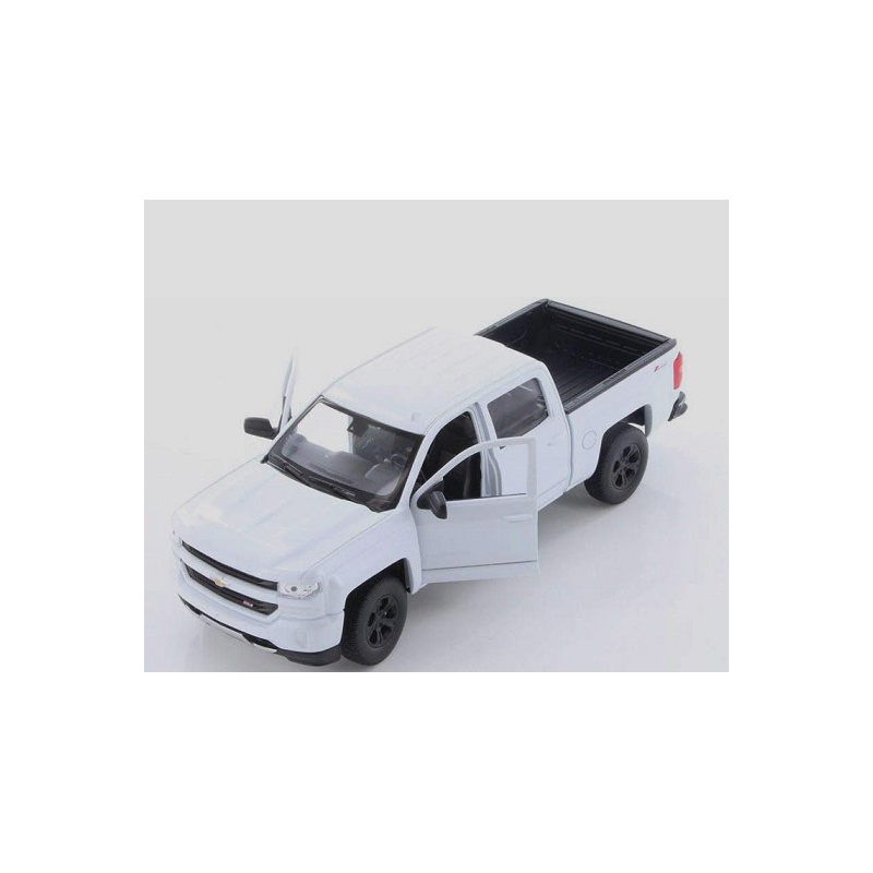 Chevy Silverado  2017, White 1-24 Scale Diecast by Welly