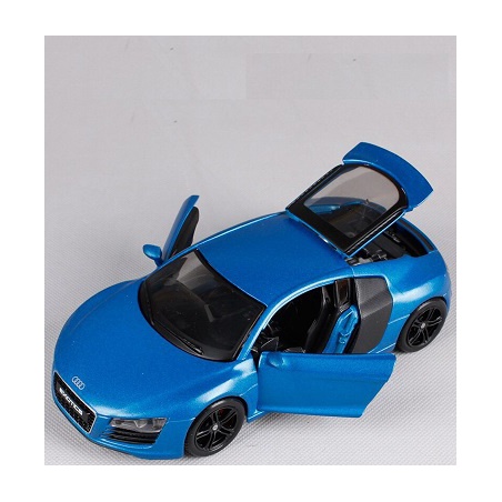 Audi R8 - Blue in1-24 Scale Maisto Exotics