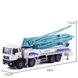 Concrete Pump Trucks Mega Crane 1-55 by KDW Diecast Model