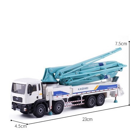 Concrete Pump Trucks Mega Crane 1-55 by KDW Diecast Model