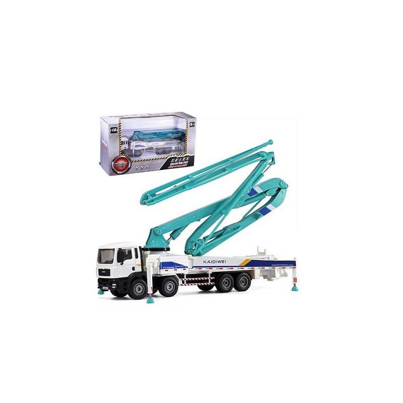 Concrete Pump Trucks Mega Crane 1-55 by KDW Diecast Model