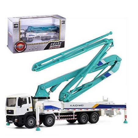 Concrete Pump Trucks Mega Crane 1-55 by KDW Diecast Model