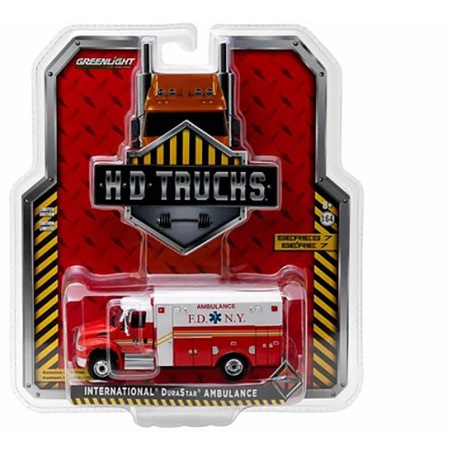 International Durastar FDNY Ambulance 2013 in 1-64 Scale by Greenlight