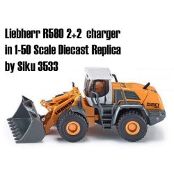 ماکت لودر Liebherr R580 2+2 charger in 1-50 by Siku