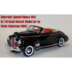 ماکت ماشین شیفرولیه Chevrolet Special Deluxe 1941 in 1-18 Scale Diecast Model Car by Welly Collection