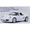 ماکت ماشین  پورشه باکستر Porsche Boxster S White in 1-18 Scale Diecast Model Car By Welly