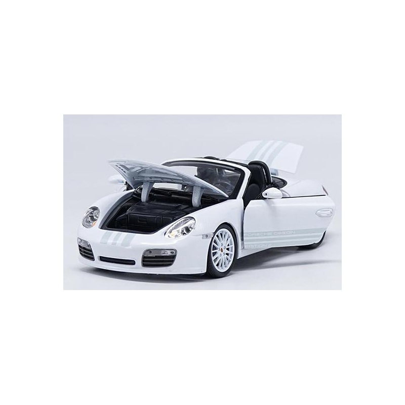 ماکت ماشین  پورشه باکستر Porsche Boxster S White in 1-18 Scale Diecast Model Car By Welly