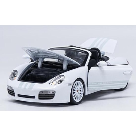 ماکت ماشین  پورشه باکستر Porsche Boxster S White in 1-18 Scale Diecast Model Car By Welly