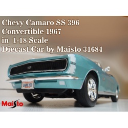 ماکت ماشین کامارو کروک Chevy Camaro SS 396 Convertible 1967 in 1-18 Scale Diecast Car by Maisto