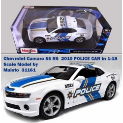 ماکت ماشین کامارو پلیس Chevrolet Camaro SS RS 2010 POLICE CAR in 1-18 Scale Model by Maisto