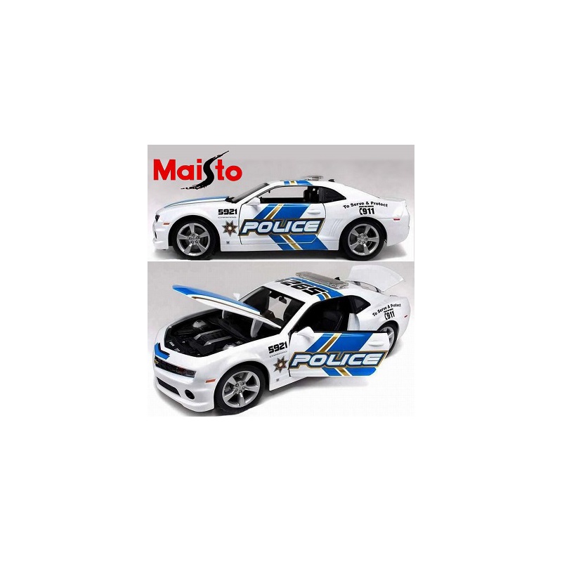 ماکت ماشین کامارو پلیس Chevrolet Camaro SS RS  2010 POLICE CAR in 1-18 Scale Model by Maisto
