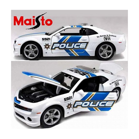 ماکت ماشین کامارو پلیس Chevrolet Camaro SS RS  2010 POLICE CAR in 1-18 Scale Model by Maisto