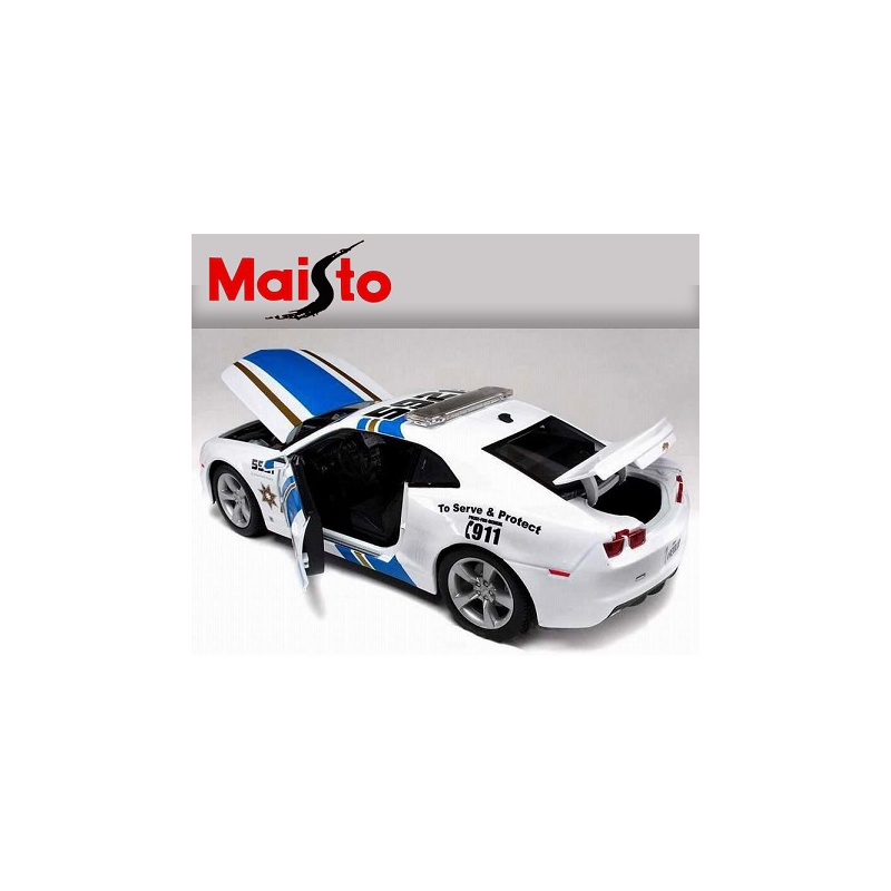 ماکت ماشین کامارو پلیس Chevrolet Camaro SS RS  2010 POLICE CAR in 1-18 Scale Model by Maisto