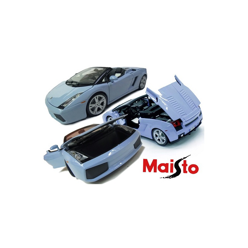 ماکت ماشین  لامبورگینی گالاردو Lamborghini Gallardo Spyder Blue in1-18 Diecast Model Car by Maisto