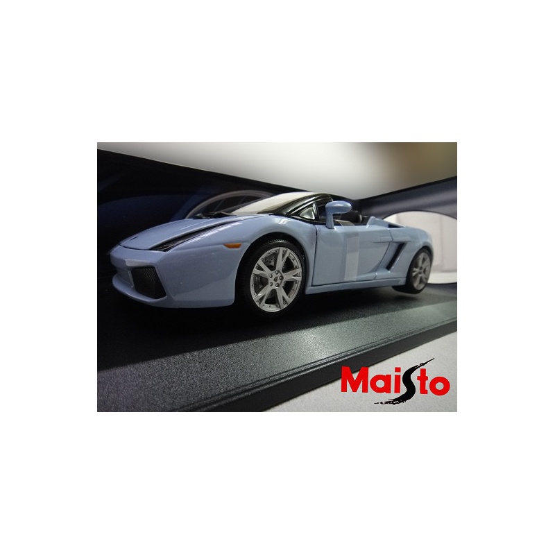 ماکت ماشین  لامبورگینی گالاردو Lamborghini Gallardo Spyder Blue in1-18 Diecast Model Car by Maisto