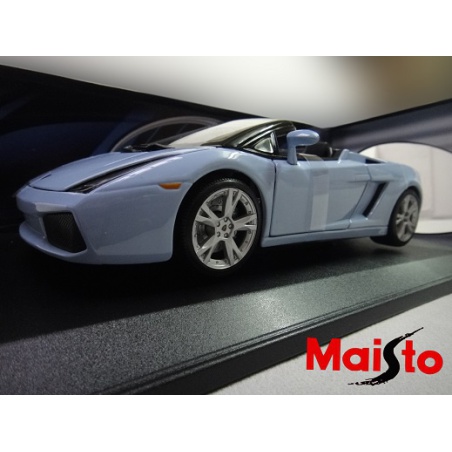 ماکت ماشین  لامبورگینی گالاردو Lamborghini Gallardo Spyder Blue in1-18 Diecast Model Car by Maisto