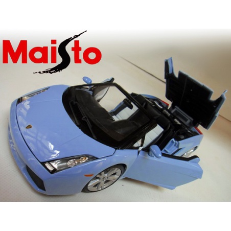 ماکت ماشین  لامبورگینی گالاردو Lamborghini Gallardo Spyder Blue in1-18 Diecast Model Car by Maisto