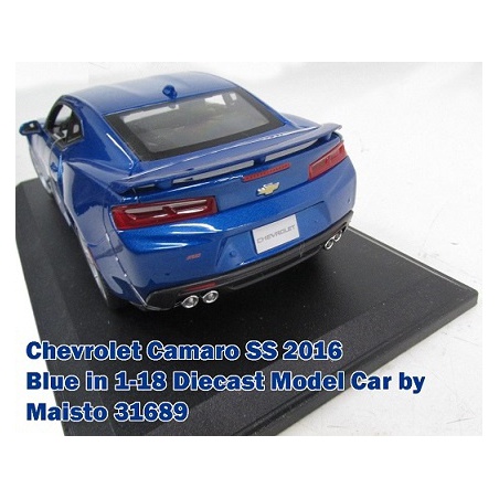 ماکت ماشین شیفرولیت کامارو Chevrolet Camaro SS 2016 Blue in 1-18 Diecast Model Car by Maisto