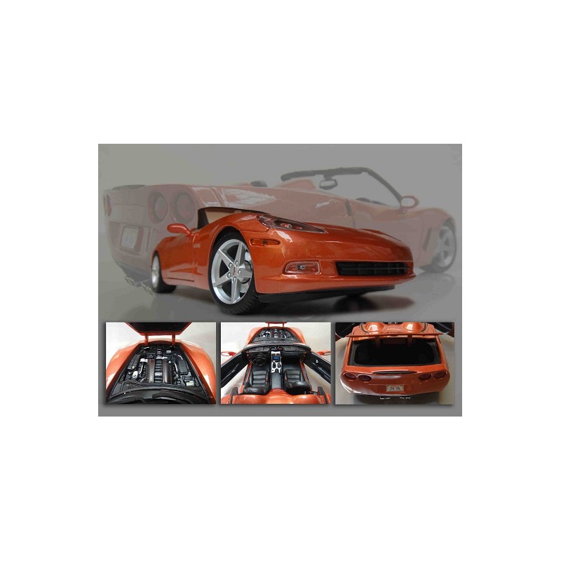 ماکت ماشین شیفرولیت کوروت CHEVROLET CORVETTE C6 2005 BRONZE IN 1-18 DIECAST MODEL CAR BY MAISTO