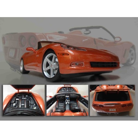 ماکت ماشین شیفرولیت کوروت CHEVROLET CORVETTE C6 2005 BRONZE IN 1-18 DIECAST MODEL CAR BY MAISTO