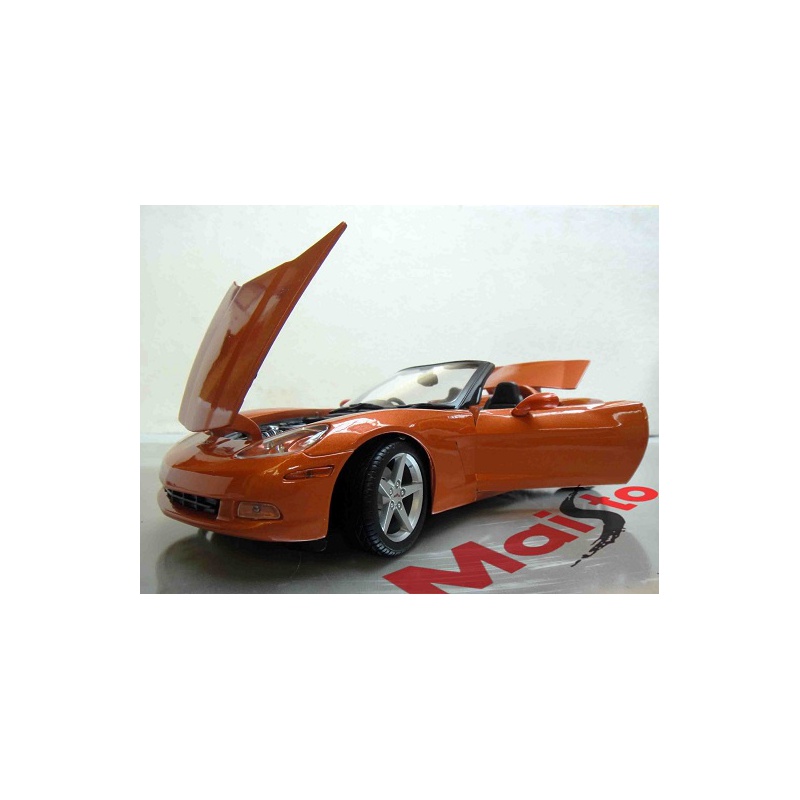 ماکت ماشین شیفرولیت کوروت CHEVROLET CORVETTE C6 2005 BRONZE IN 1-18 DIECAST MODEL CAR BY MAISTO