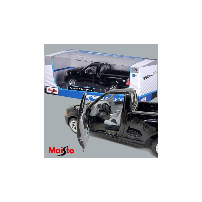 ماکت وانت فورد Ford F-150 SVT Lightning Black Pick Up Truck in 1-21 Diecast Model Car by Maisto