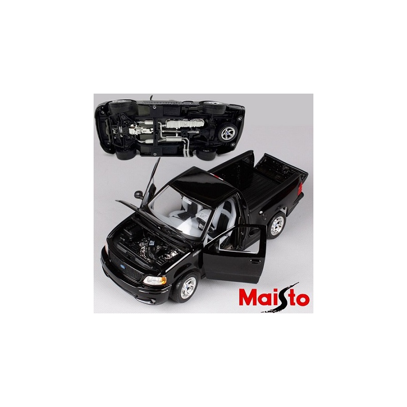ماکت وانت فورد Ford F-150 SVT Lightning Black Pick Up Truck in 1-21 Diecast Model Car by Maisto
