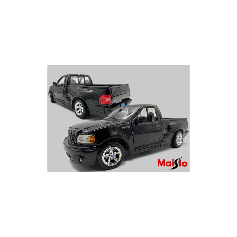 ماکت وانت فورد Ford F-150 SVT Lightning Black Pick Up Truck in 1-21 Diecast Model Car by Maisto