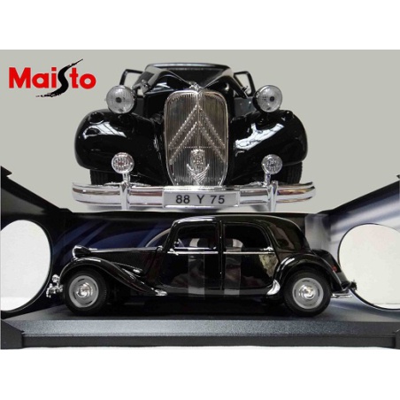 ماکت ماشین سیتروئین کلاسیک CITROEN 15CV 1952 BLACK IN 1-18 SCALE DIECAST REPLICA BY MAISTO