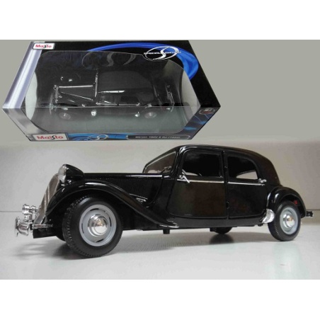 ماکت ماشین سیتروئین کلاسیک CITROEN 15CV 1952 BLACK IN 1-18 SCALE DIECAST REPLICA BY MAISTO