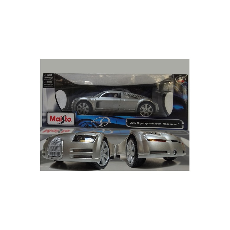 ماکت ماشین آئودی AUDI SUPERSPORTWAGEN ROSEMAYER SILVER IN 1-18 SCALE DIECAST REPLICA BY MAISTO