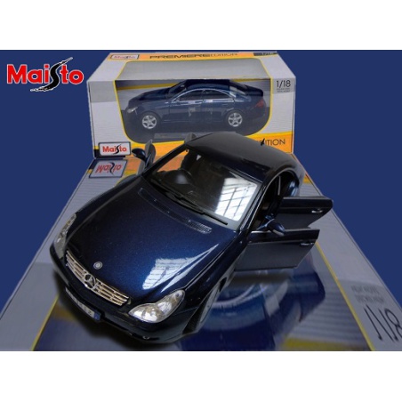ماکت ماشین مرسیدس بنز MERCEDES BENZ CLS CLASS 2007 -DARK BLUE IN 1-18 SCALE DIECAST REPLICA BY MAISTO