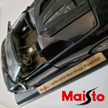 ماکت ماشین  لامبورگینی Lamborghini Murcielago Roadster Convertible Black from Maisto is in 1-18 Scale Diecast Replica