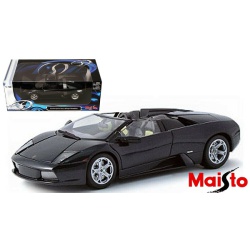 ماکت ماشین لامبورگینی Lamborghini Murcielago Roadster Convertible Black from Maisto is in 1-18 Scale Diecast Replica