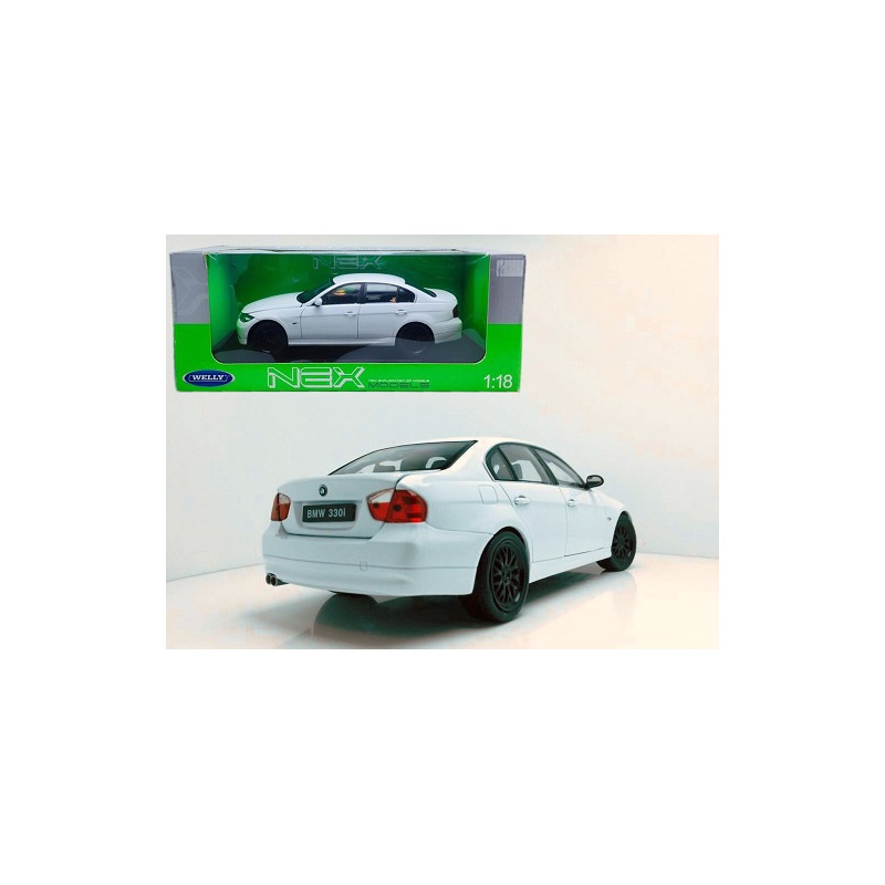 ماکت ماشین بی ام او BMW 330i (E90) 2006 - sedan WHITE IN 1-18 SCALE DIECAST REPLICA BY  WELLY