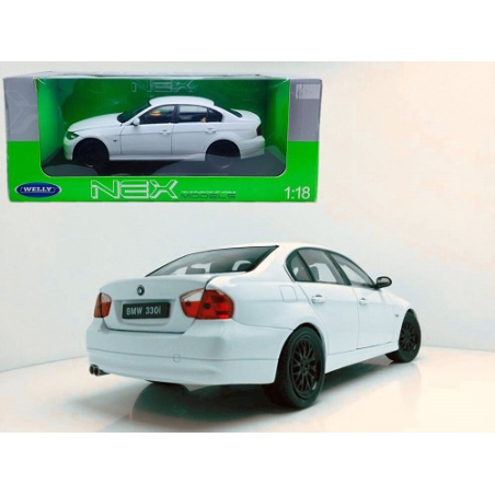 ماکت ماشین بی ام او BMW 330i (E90) 2006 - sedan WHITE IN 1-18 SCALE DIECAST REPLICA BY  WELLY