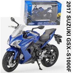موتورسیکلت سوزوکی SUZUKI GSX S 1000F MOTORCYCLE IN 1-18 SCALE DIECAST REPLICA BY WELLY