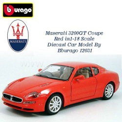 ماکت ماشین مازراتی Maserati 3200GT Coupe Red in1-18 Scale Diecast Car Model By Bburago