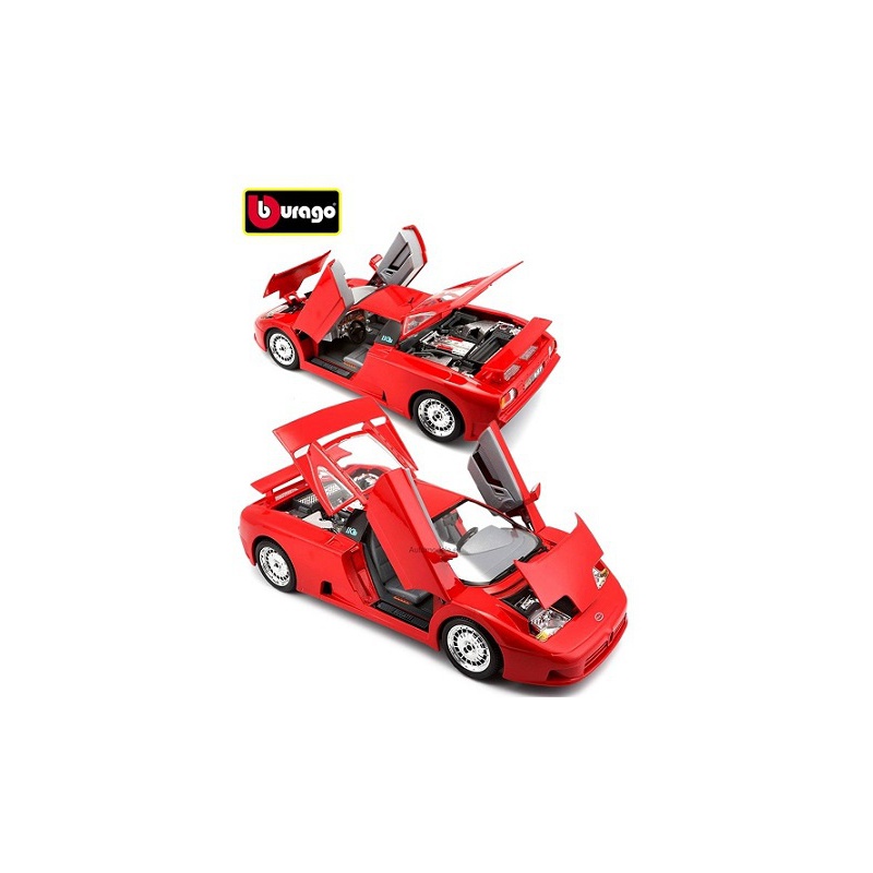 ماکت ماشین بوگاتی Bugatti EB 110 1991 is Red in 1-18 Diecast Model Car by Bburago