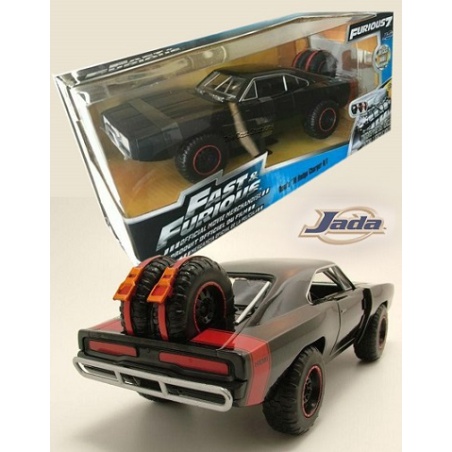 ماکت ماشین دوج Dodge Charger R&t 1970 Fast and Furious 7 Dom's off Road Black Car in 1-24 Scale Diecast Replica by Jada ماکت ماشین دوج Dodge Charger R&t 1970 Fast and Furious 7 Dom's off Road Black Car in 1-24 Scale Diecast Replica by Jada