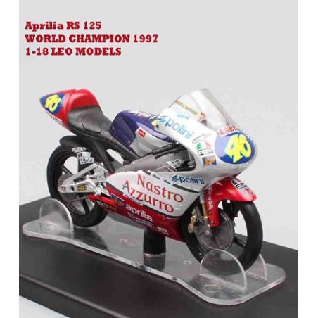 موتورسکلیت اپریلیا - Aprilia RS 125 WORLD CHAMPION 1997  LEO MODELS