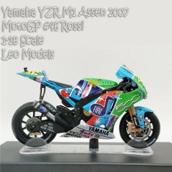ماکت موتور سیکلت یاماها Yamaha YZR M1 Assen 2007 by Leo Models