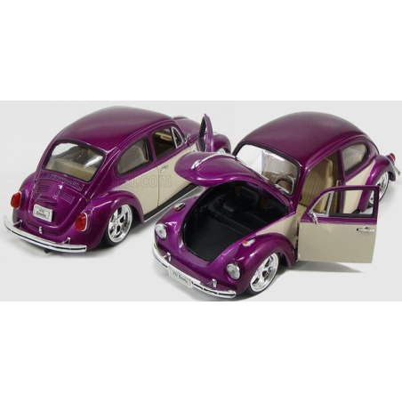 ماکت ماشین فولکس واگن VW BEETLE (HOTRIDER) TUNING 1959  BY WELLY