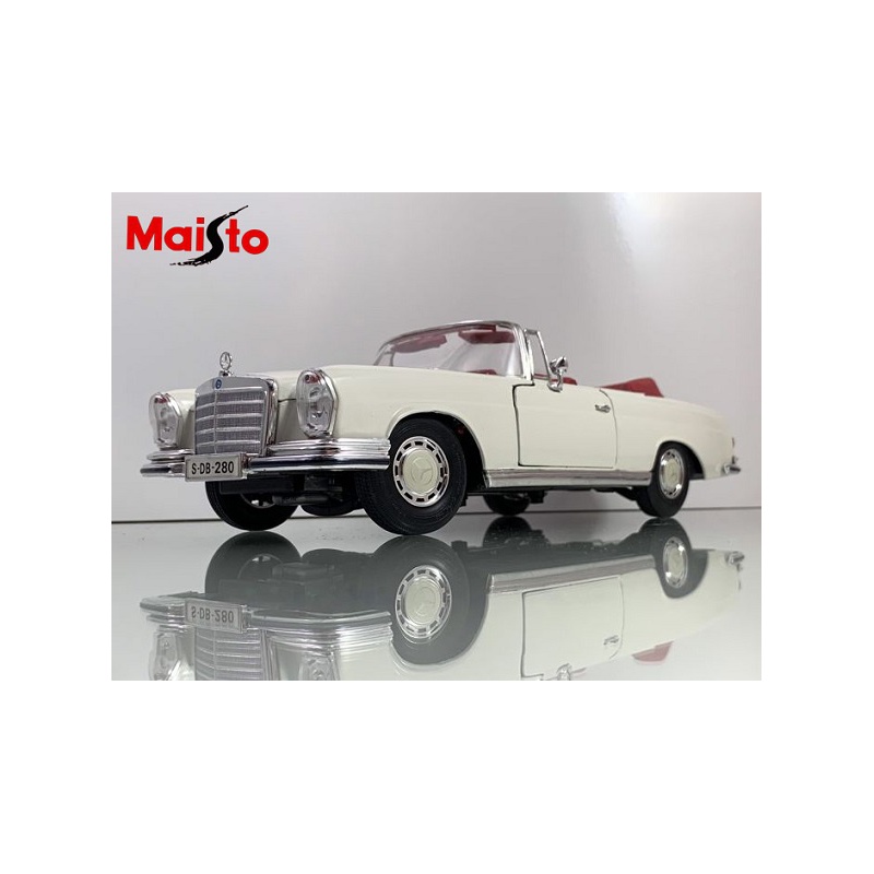 ماکت ماشین مرسیدس بنز MERCEDES 280se Cabrio 1967 by Maisto